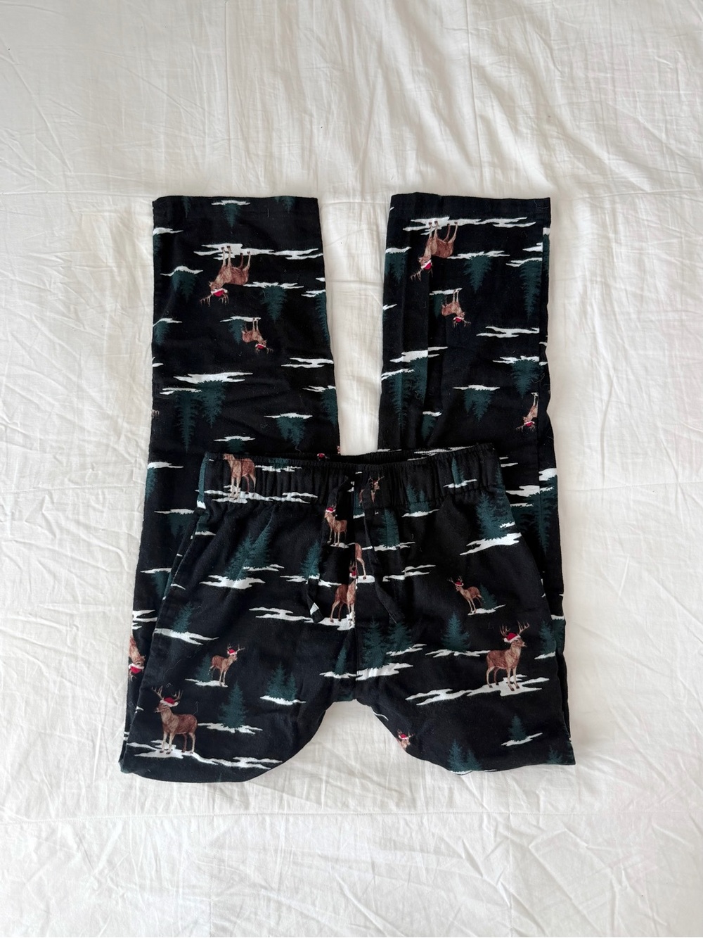 Falls Creek Christmas Drawstring Cozy Pajama Pants Size S